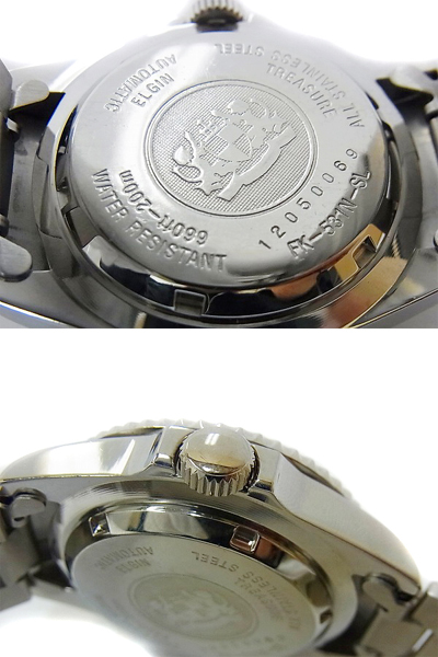 実際に弊社で買取させて頂いたELGIN/エルジン FK-531N-SL オートマチック/自動巻 腕時計 の画像 2枚目