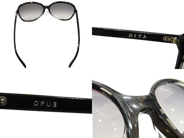 実際に弊社で買取させて頂いた【未使用】DITA/ディータ OPUS/オーパス サングラス 15000A 黒の画像 2枚目