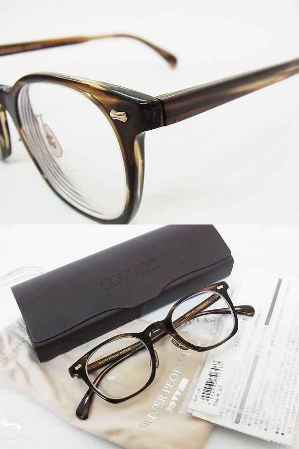 実際に弊社で買取させて頂いたOLIVER PEOPLES/オリバーピープルズ COEN VOT ボストンフレームの画像 2枚目