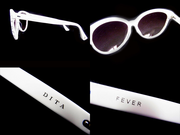 実際に弊社で買取させて頂いたDITA/ディータ FEVER/フィーバー 15004D サングラス ホワイトの画像 1枚目