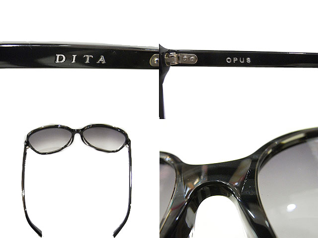 実際に弊社で買取させて頂いた【未使用】DITA/ディータ OPUS サングラス 15000A　ブラックの画像 2枚目