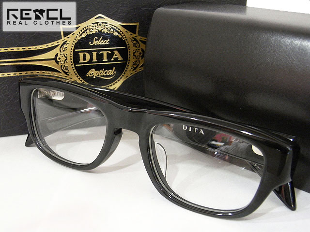 実際に弊社で買取させて頂いた【未使用】DITA/ディータ キングストン 黒縁眼鏡/メガネ 2006D