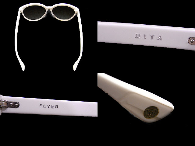 実際に弊社で買取させて頂いた【未使用】DITA/ディータ FEVER サングラス 15004D ホワイト の画像 2枚目