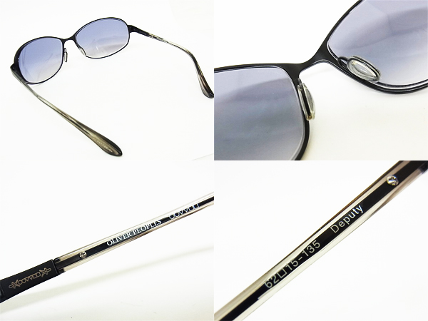 実際に弊社で買取させて頂いたOLIVER PEOPLES/オリバーピープルズ DEPUTY チタン/サングラスの画像 1枚目