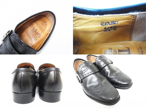 実際に弊社で買取させて頂いたTricker’s/トリッカーズ ウィングチップシューズ/6146/8.5の画像 2枚目