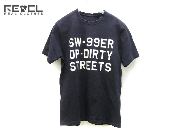 実際に弊社で買取させて頂いたswagger/スワッガー SWG 英文字半袖プリントTシャツ 丸襟 黒