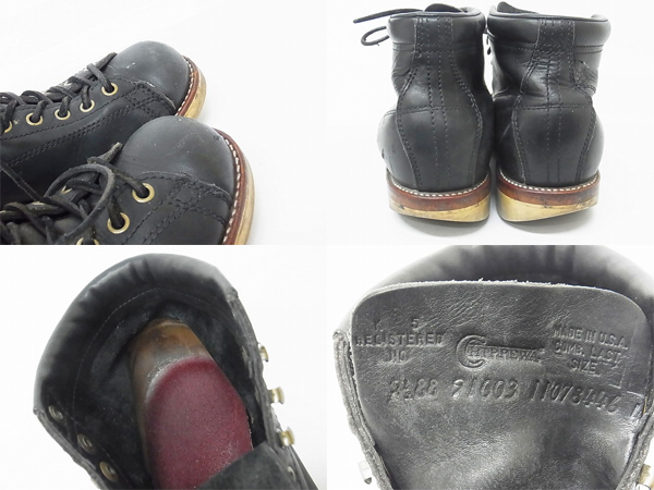 実際に弊社で買取させて頂いたCHIPPEWA/チペワ レザーレースアップ モンキーブーツ 91003/8.5の画像 2枚目