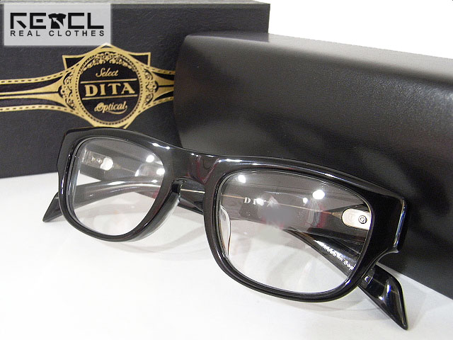 実際に弊社で買取させて頂いた【未使用】DITA/ディータ キングストン 黒縁眼鏡メガネ 2006A