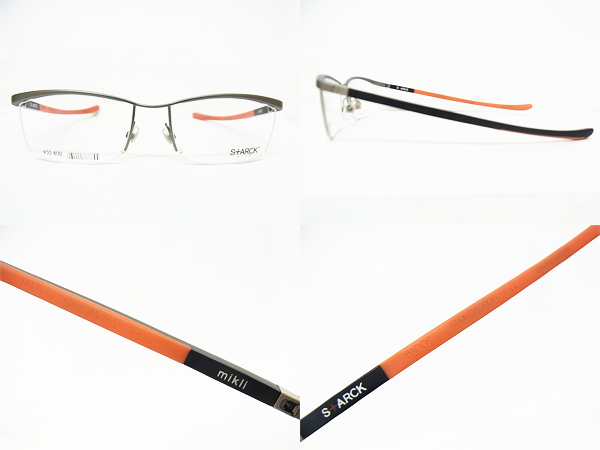 実際に弊社で買取させて頂いた【未使用】alain mikli×STARCK EYESコラボ PL9901M05H 眼鏡の画像 1枚目