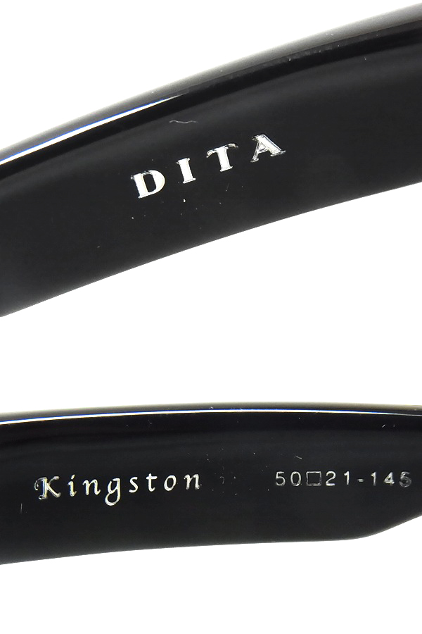 実際に弊社で買取させて頂いた【未使用】DITA/ディータ KINGSTON 2006D 黒縁メガネ ブラックの画像 2枚目