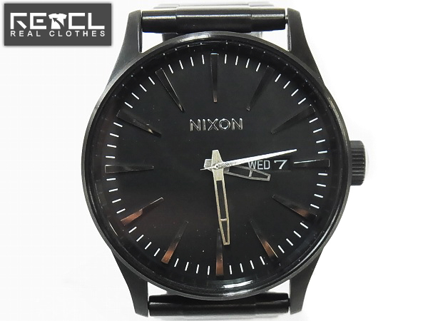 実際に弊社で買取させて頂いたNIXON/ニクソン SENTRY SS オールブラック クォーツ A356001