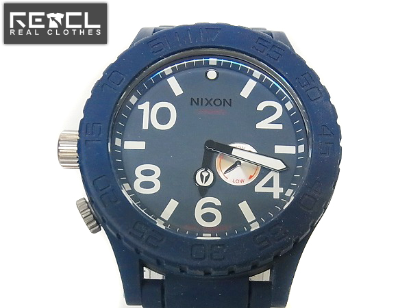 実際に弊社で買取させて頂いたNIXON/ニクソン RUBBER ラバー 51-30 ネイビー 腕時計/A236307