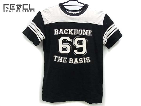 実際に弊社で買取させて頂いたBACKBONE/バックボーン/ナンバリング半袖Tシャツカットソー黒 M