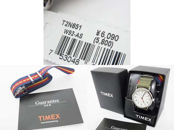 実際に弊社で買取させて頂いたTIMEX/タイメックス ウィークエンダー セントラルパーク T2N651の画像 2枚目