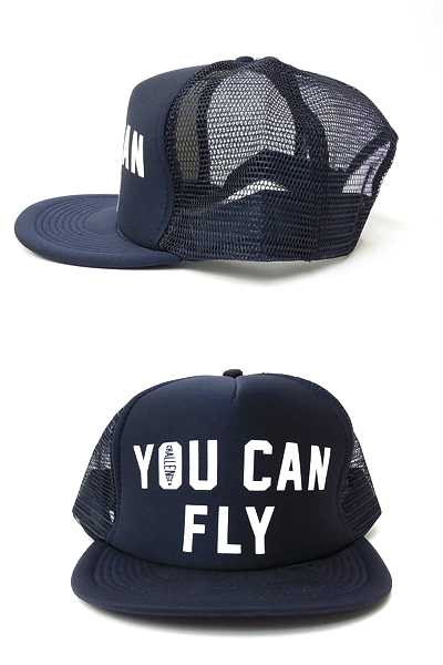 実際に弊社で買取させて頂いたチャレンジャー 14AW YOU CAN FLY メッシュキャップ ネイビーの画像 1枚目