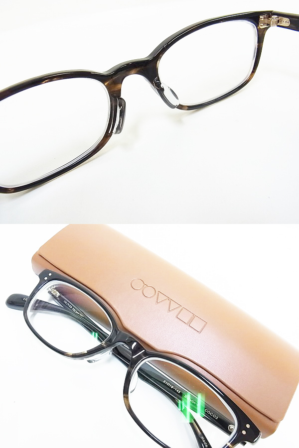 実際に弊社で買取させて頂いたOLIVER PEOPLES/オリバーピープルズ Braylin-P ブラック 眼鏡の画像 2枚目