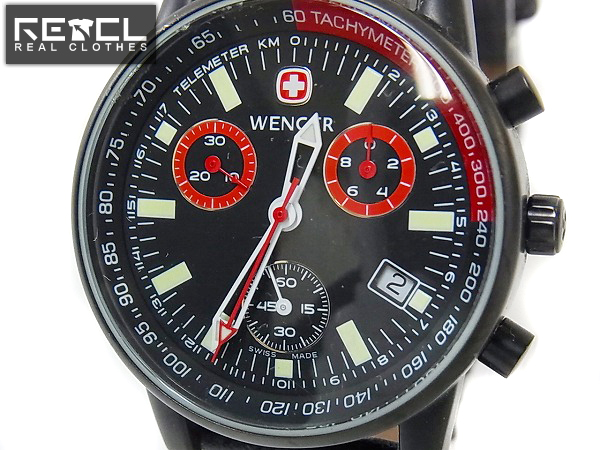 wenger/ウェンガー 海猿モデル クロノグラフ 腕時計/7073x/tの買取実績 