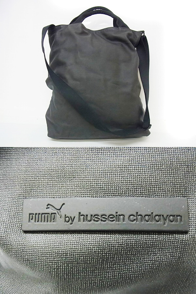 実際に弊社で買取させて頂いたPUMA by hussein chalayan/プーマ　ショルダーバッグ ブラックの画像 1枚目