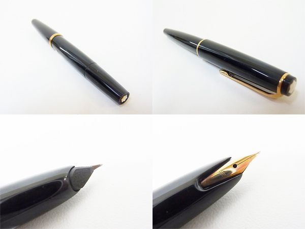 実際に弊社で買取させて頂いたMontblanc/モンブラン ペン先14K/筆記用具 万年筆 ブラック/EFの画像 1枚目