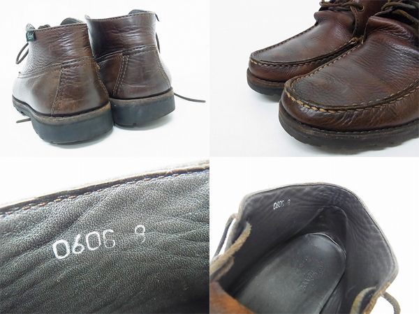 実際に弊社で買取させて頂いたParaboot/パラブーツ シャンボード/チャッカブーツ ブラウン 8の画像 2枚目