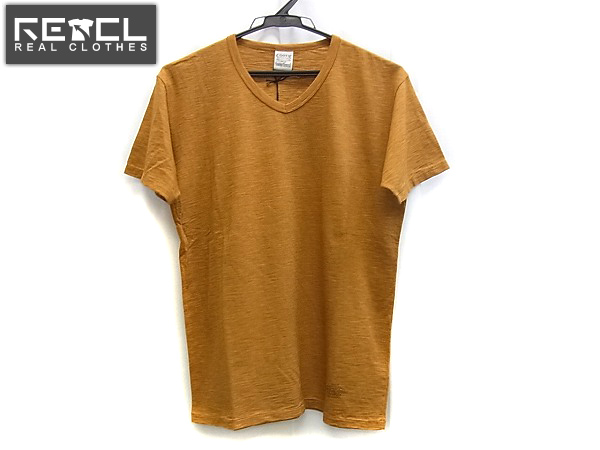 実際に弊社で買取させて頂いた【未使用】クーティー MARBLE SLAB S/S V-NECK TEE マスタードM