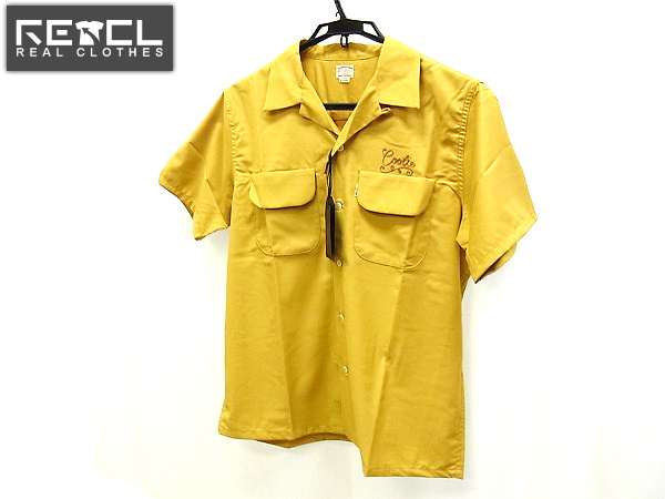 実際に弊社で買取させて頂いた【未使用】クーティー Rounders S/S Shirt CTE-14S413 黄 XL