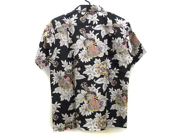 実際に弊社で買取させて頂いた【未使用】クーティー 14SS Seashore Shirts アロハシャツ 黒 Lの画像 1枚目