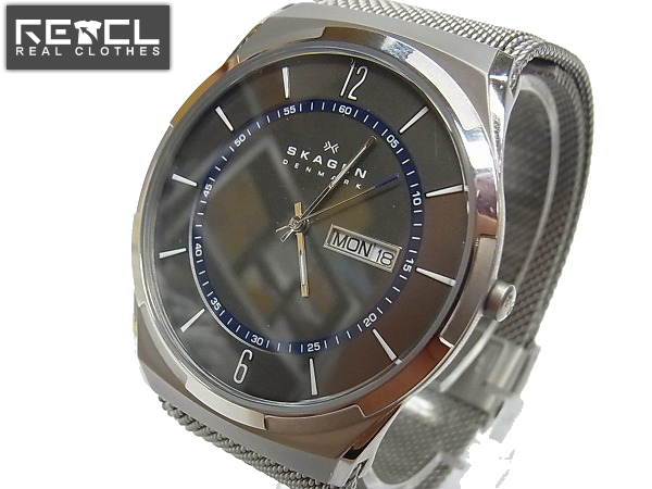 実際に弊社で買取させて頂いたSKAGEN/スカーゲン メッシュベルト/アナログ腕時計 SKW6078