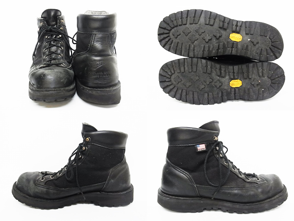 実際に弊社で買取させて頂いたDanner/ダナー ダナーライト/DANNER LIGHT ブラック 31400X/US8の画像 1枚目