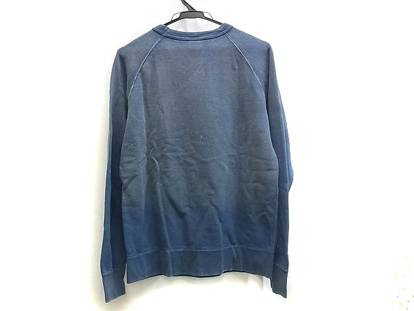 実際に弊社で買取させて頂いた【未使用】クーティー 15SS VintageCrewneck L/S Sweatshirt青Mの画像 1枚目