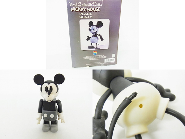 実際に弊社で買取させて頂いたメディコムトイ×Disney VCD ミッキーマウス/プレーンクレイジーの画像 2枚目