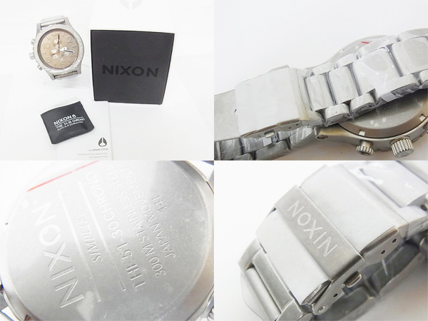 実際に弊社で買取させて頂いた[未使用]NIXON/ニクソン THE 51-30 クロノ腕時計 A083-1033の画像 2枚目