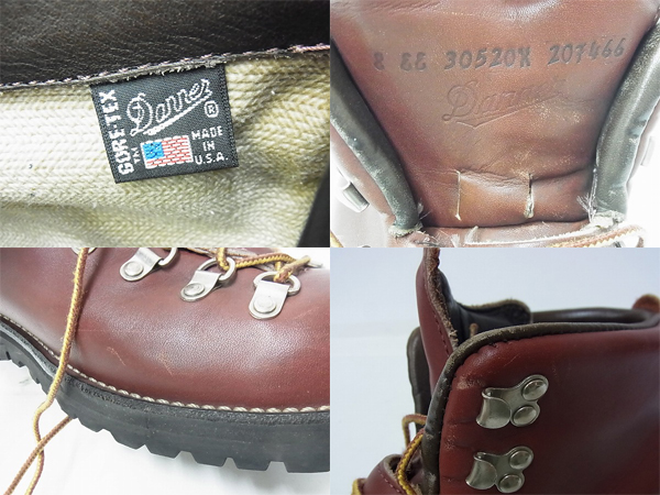 実際に弊社で買取させて頂いたDANNER/ダナー マウンテンライト ブーツ D-30520X ブラウン/8EEの画像 2枚目