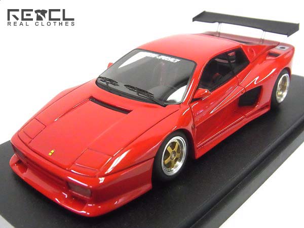 実際に弊社で買取させて頂いた限定 BBR P020 Ferrari Testarossa Koenig 1986年 レッド 1/43