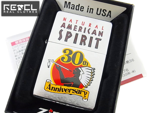 メンズアメリカンスピリット ZIPPO 30周年記念モデル - タバコグッズ