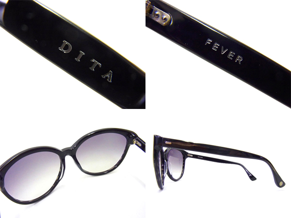 実際に弊社で買取させて頂いた[未使用]DITA/ディータ FEVER/フィーバー 15004A サングラス 黒の画像 1枚目