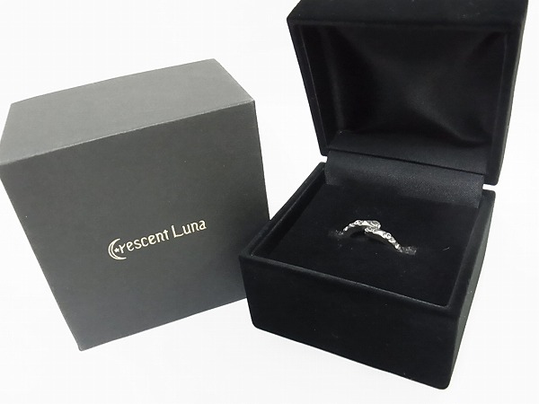 実際に弊社で買取させて頂いたCRESCENT LUNA/クレセントルナ ROCA RING/燻し加工 14号の画像 2枚目