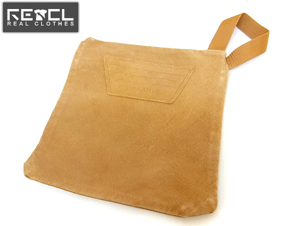 実際に弊社で買取させて頂いたノンネイティブ DWELLER POUCH LARGE PIG SUEDE レザーポーチ