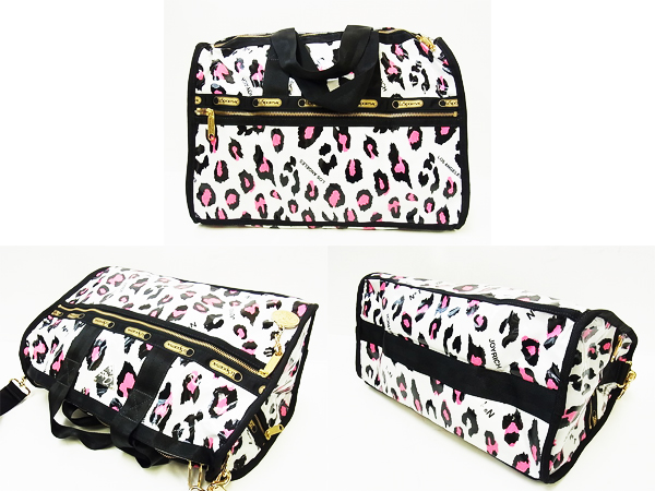 LeSportsac×JOYRICH コラボ ピンクレオパードボストンバッグの買取実績