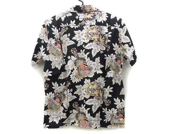 実際に弊社で買取させて頂いた【未使用】クーティー 14SS Seashore Shirts アロハシャツ 黒 Mの画像 1枚目