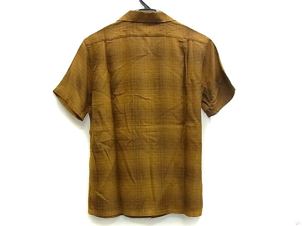 実際に弊社で買取させて頂いた【未使用】クーティー RayonOmbreCheck 14S/S OpenneckShirt/Mの画像 1枚目