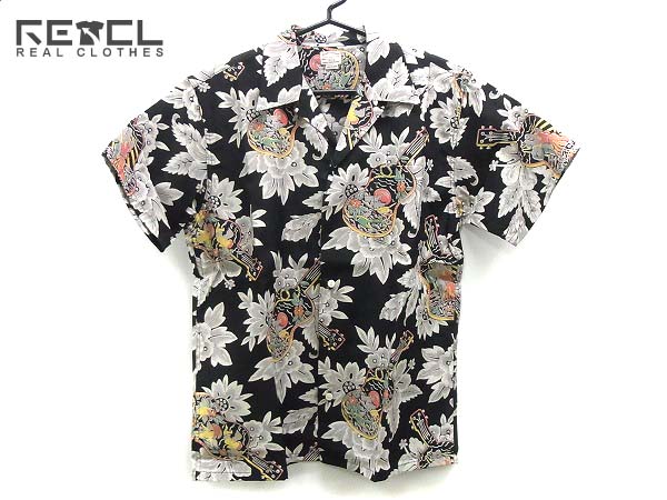 実際に弊社で買取させて頂いた【未使用】クーティー 14SS Seashore Shirts アロハシャツ 黒 M