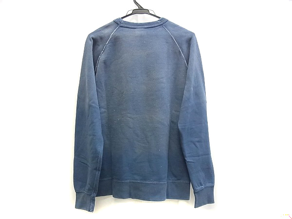 実際に弊社で買取させて頂いた【未使用】クーティー 15SS VintageCrewneck L/S Sweatshirt青Lの画像 1枚目