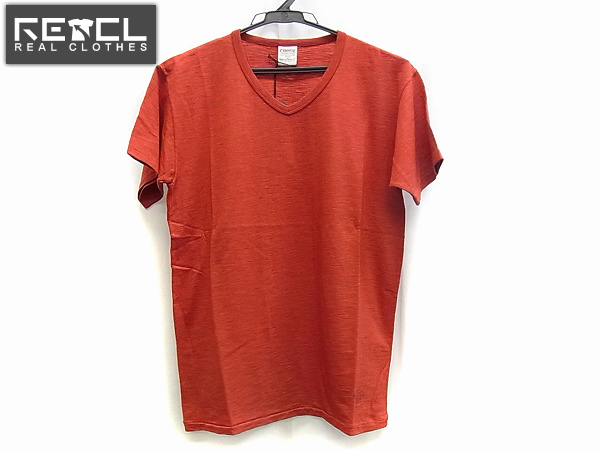 実際に弊社で買取させて頂いた【未使用】クーティー MARBLE SLAB S/S V-NECK TEE レッド M