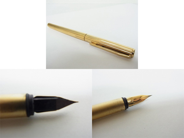 実際に弊社で買取させて頂いたMONTBLANC/モンブラン 585 万年筆 筆記用具 ペン先14K ゴールドの画像 1枚目