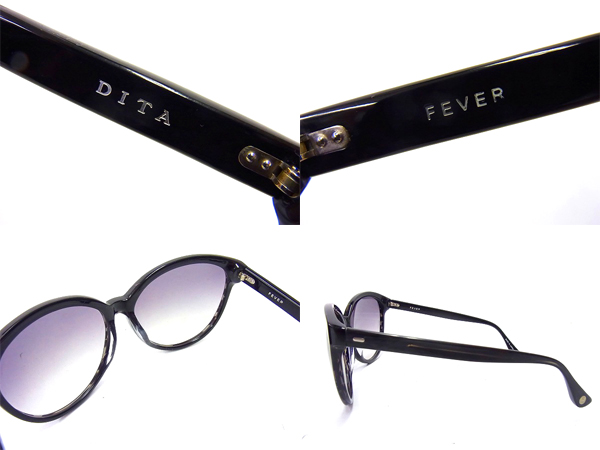 実際に弊社で買取させて頂いた[未使用]DITA/ディータ FEVER/フィーバー 15004A サングラス 黒の画像 1枚目