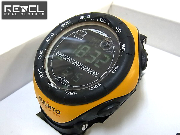 実際に弊社で買取させて頂いたSUUNTO/スント VECTOR/ベクター 腕時計 イエロー SS010600610