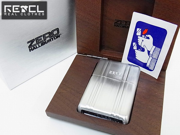 実際に弊社で買取させて頂いた【未使用】ZIPPO/ジッポー ゼロハリバートン シルバー 2002年製