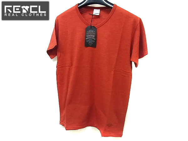 実際に弊社で買取させて頂いた【未使用】クーティー MARBLE SLAB V-NECK TEE/CTE-14S340/赤 L