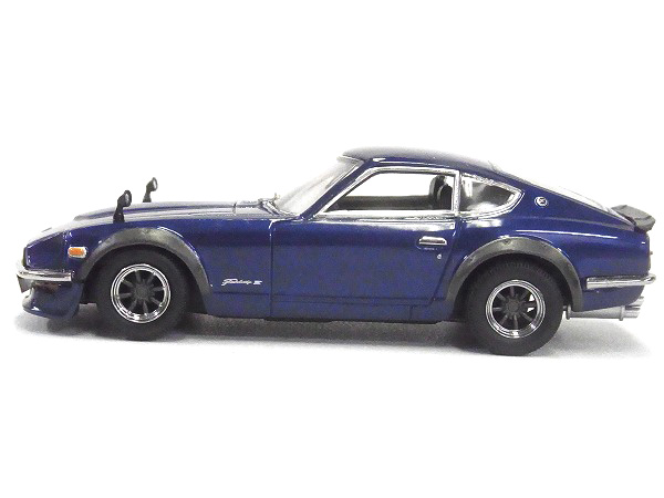 実際に弊社で買取させて頂いた京商 1/43 日産/ニッサン フェアレディZ S30 ブルー /ミニカーの画像 1枚目